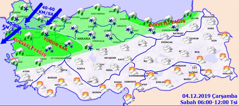 Meteoroloji 4 Aralık Çarşamba hava durumu son dakika! Bugün hava nasıl olacak?