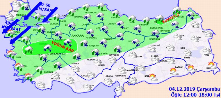 Meteoroloji 4 Aralık Çarşamba hava durumu son dakika! Bugün hava nasıl olacak?
