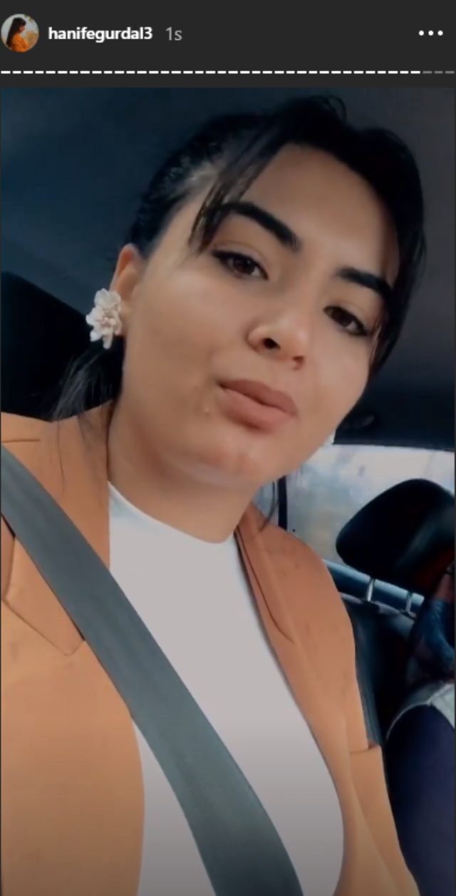 Hanife Gürdal takipçisinin yorumunu tükürerek eleştirdi