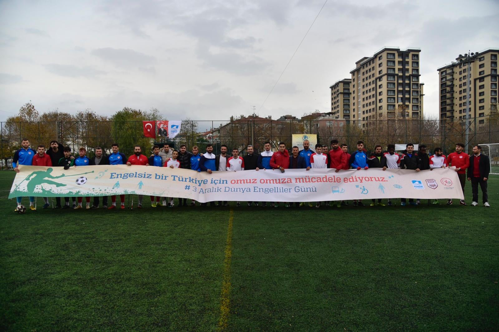 Pendik Belediyesi'nden engellerin aşılmasında ''Hep Destek Tam Destek''