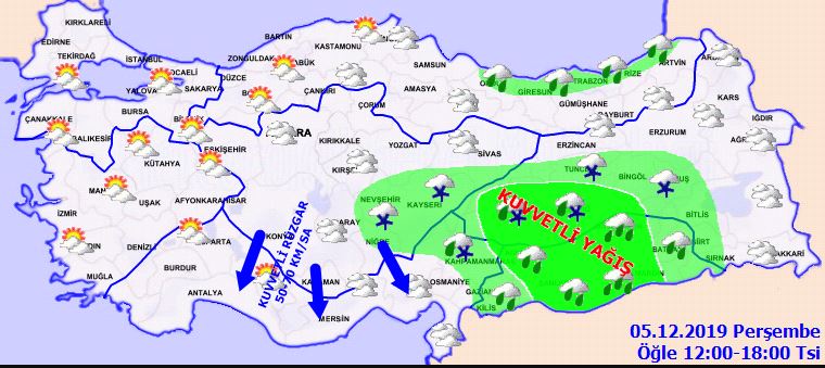 Meteoroloji 5 Aralık Perşembe hava durumu son dakika! Bugün hava nasıl olacak?