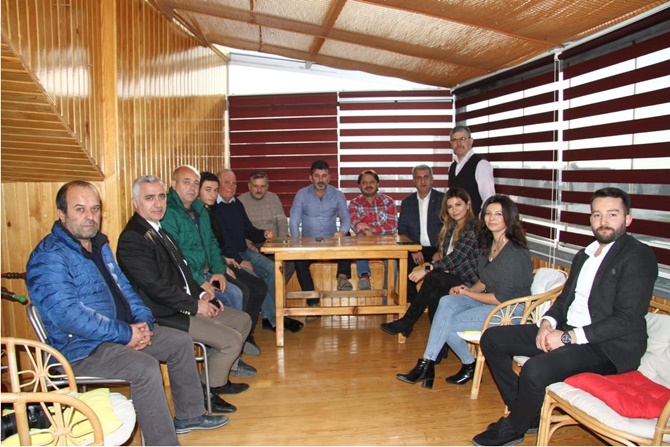 Avrasya Gazeteciler Derneği'nden Murat Şahin'e teşekkür ziyareti