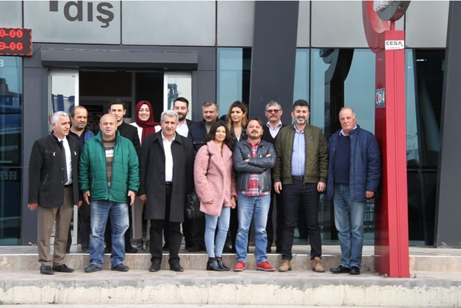 Avrasya Gazeteciler Derneği'nden Murat Şahin'e teşekkür ziyareti