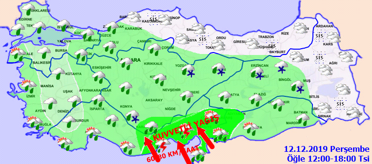 Meteoroloji'den uyarışar peş peşe geldi! Kuvvetli rüzgar, kuvvetli yağış geliyor