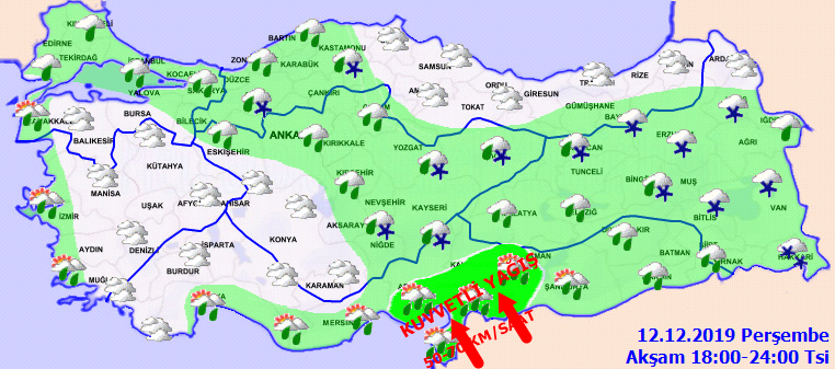 Meteoroloji'den uyarışar peş peşe geldi! Kuvvetli rüzgar, kuvvetli yağış geliyor