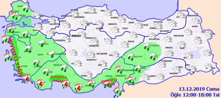 Dışarı çıkacak olanlar dikkat! Meteoroloji'den o iller için kuvvetli yağış uyarısı