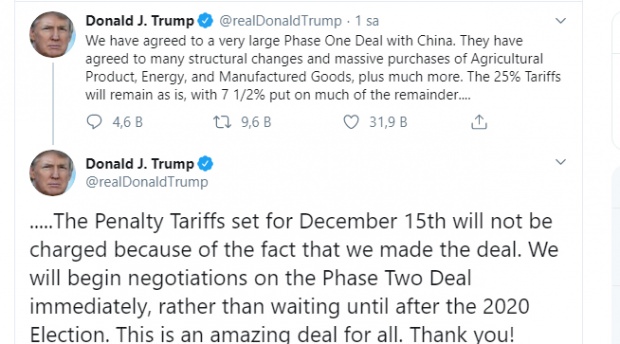 ABD Başkanı Donald Trump dünyaya duyurdu: Anlaşma tamam!