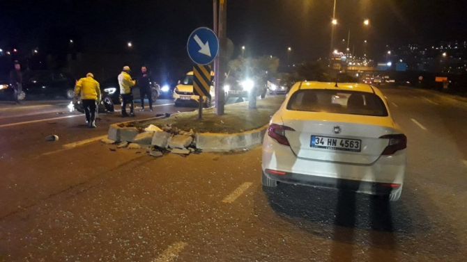 Kazada kaskı çıkan motosiklet sürücüsü öldü