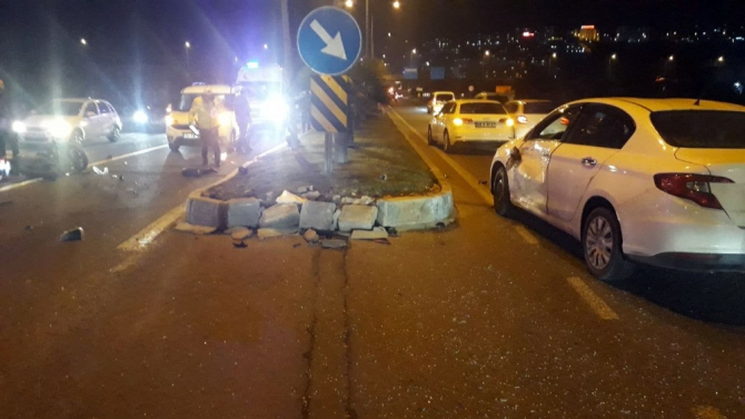 Kazada kaskı çıkan motosiklet sürücüsü öldü