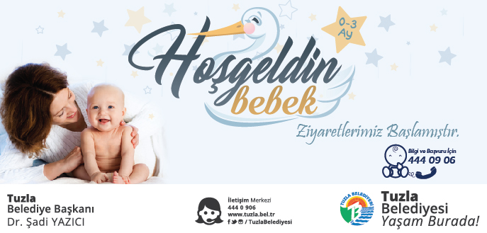 Tuzla'ya ''Hoş geldin Bebek''