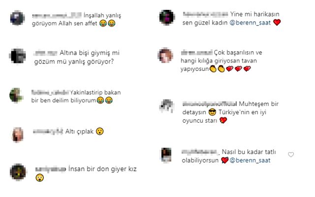 Beren Saat'in verdiği poz sosyal medyayı salladı