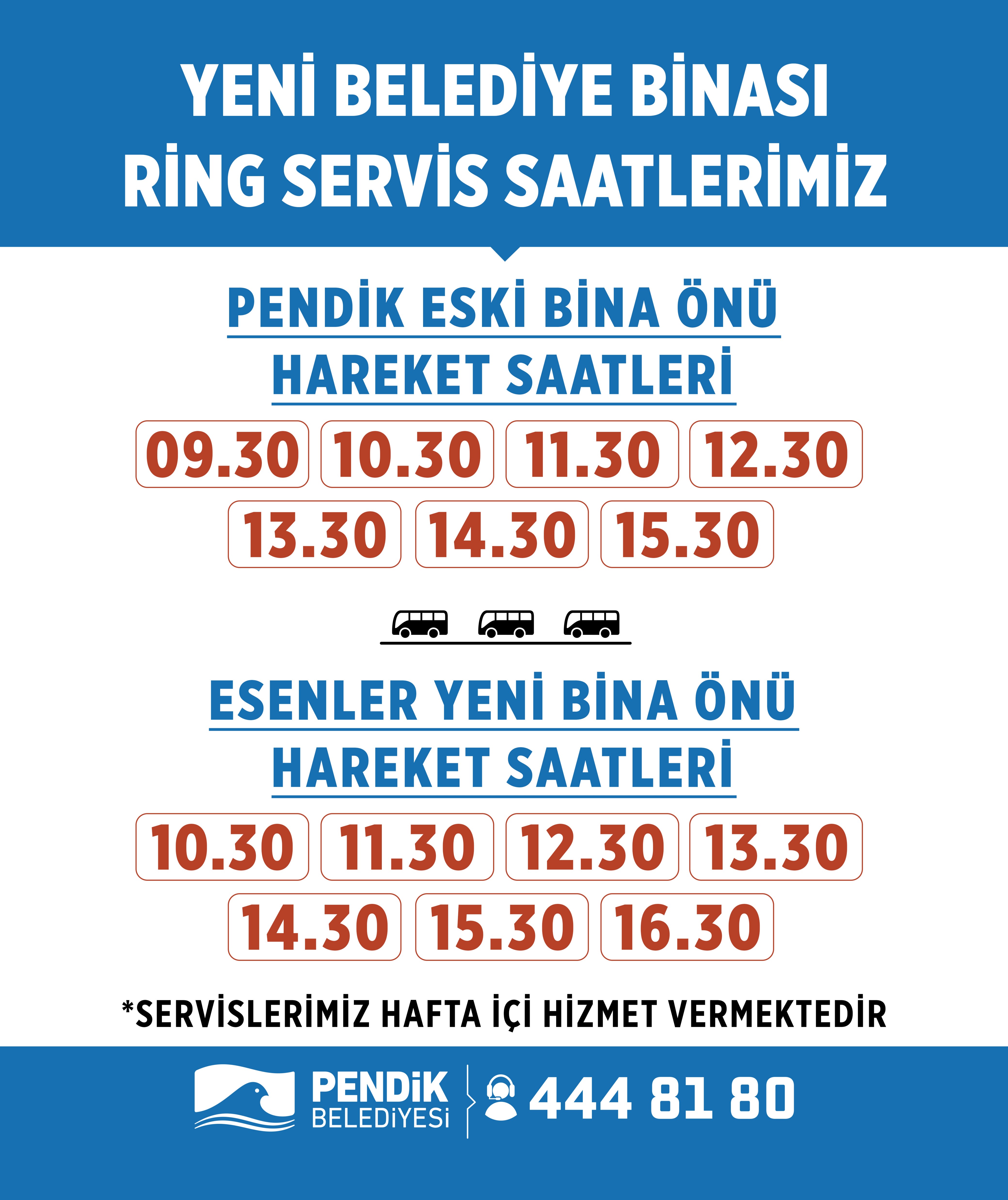 Pendik Belediyesi geçici binasına kavuştu