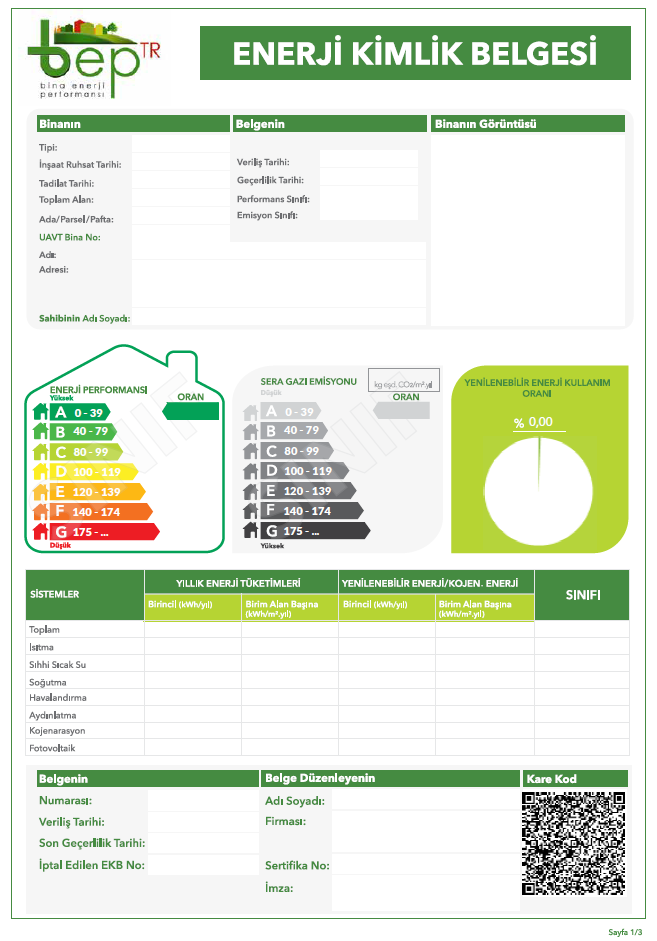 Enerji Kimlik Belgesi nedir? Nereden ve nasıl alınıyor? Örneği var mı?