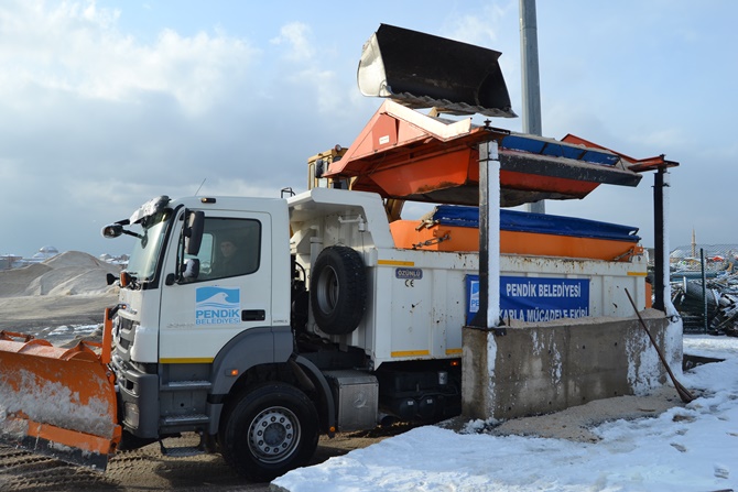 Pendik Belediyesi kış için önlemlerini aldı