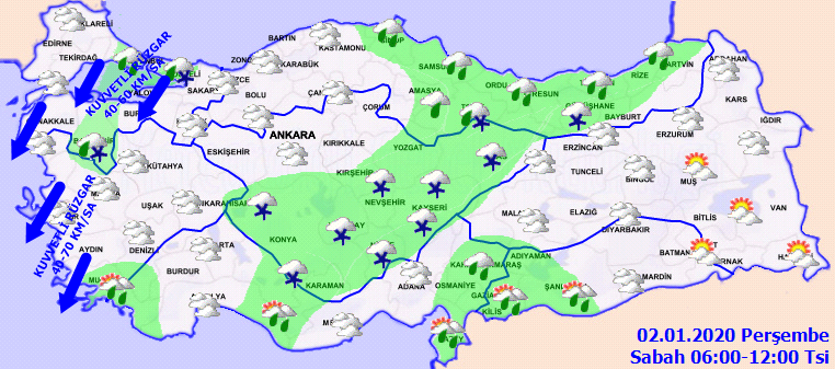 Meteoroloji uyardı: O saatlerde kuvvetli fırtına ve rüzgar geliyor!