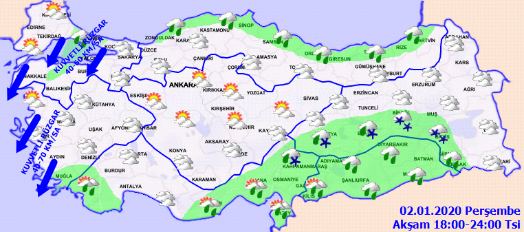 Meteoroloji uyardı: O saatlerde kuvvetli fırtına ve rüzgar geliyor!