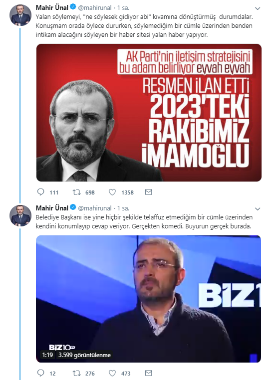 AK Parti Genel Başkan Yardımcısı Mahir Ünal'dan sert açıklama: Gerçekten komedi