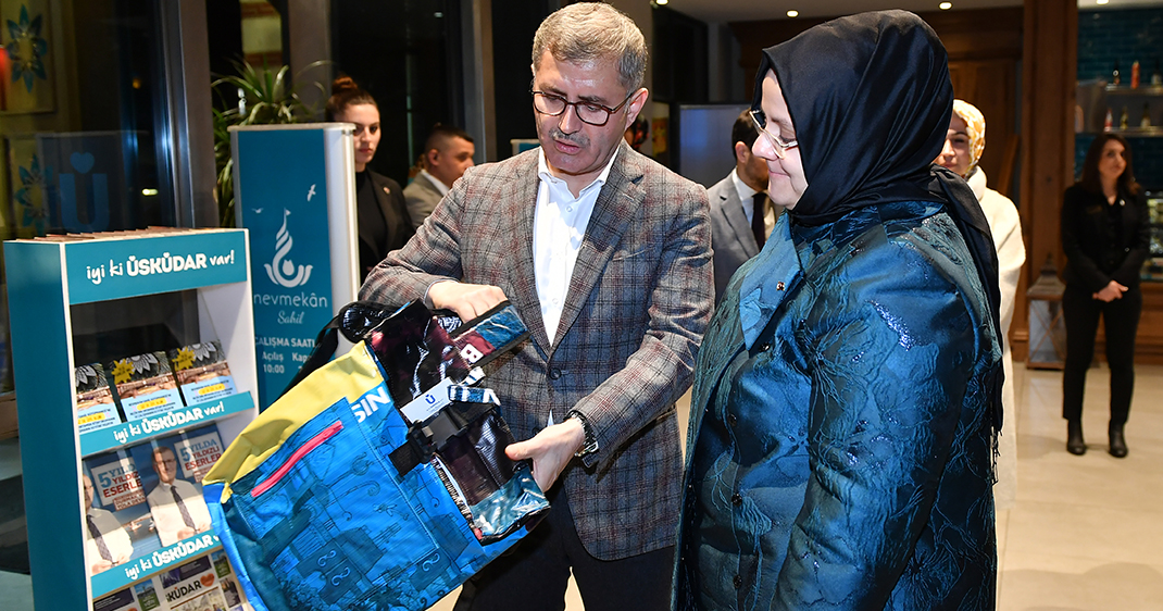 Üsküdar, Nevmekan Sahil'de Bakan Zehra Zümrüt Selçuk'u ağırladı