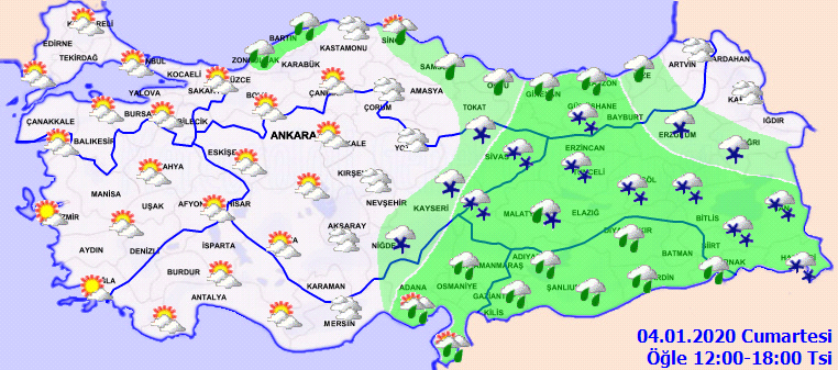 Meteoroloji'den peş peşe uyarılar! Kar yağışı ve yağmur geldi...