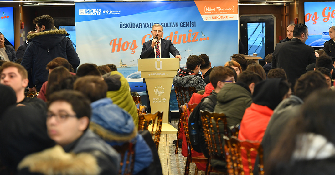 Valide Sultan Gemisi'ne liselilerden büyük ilgi