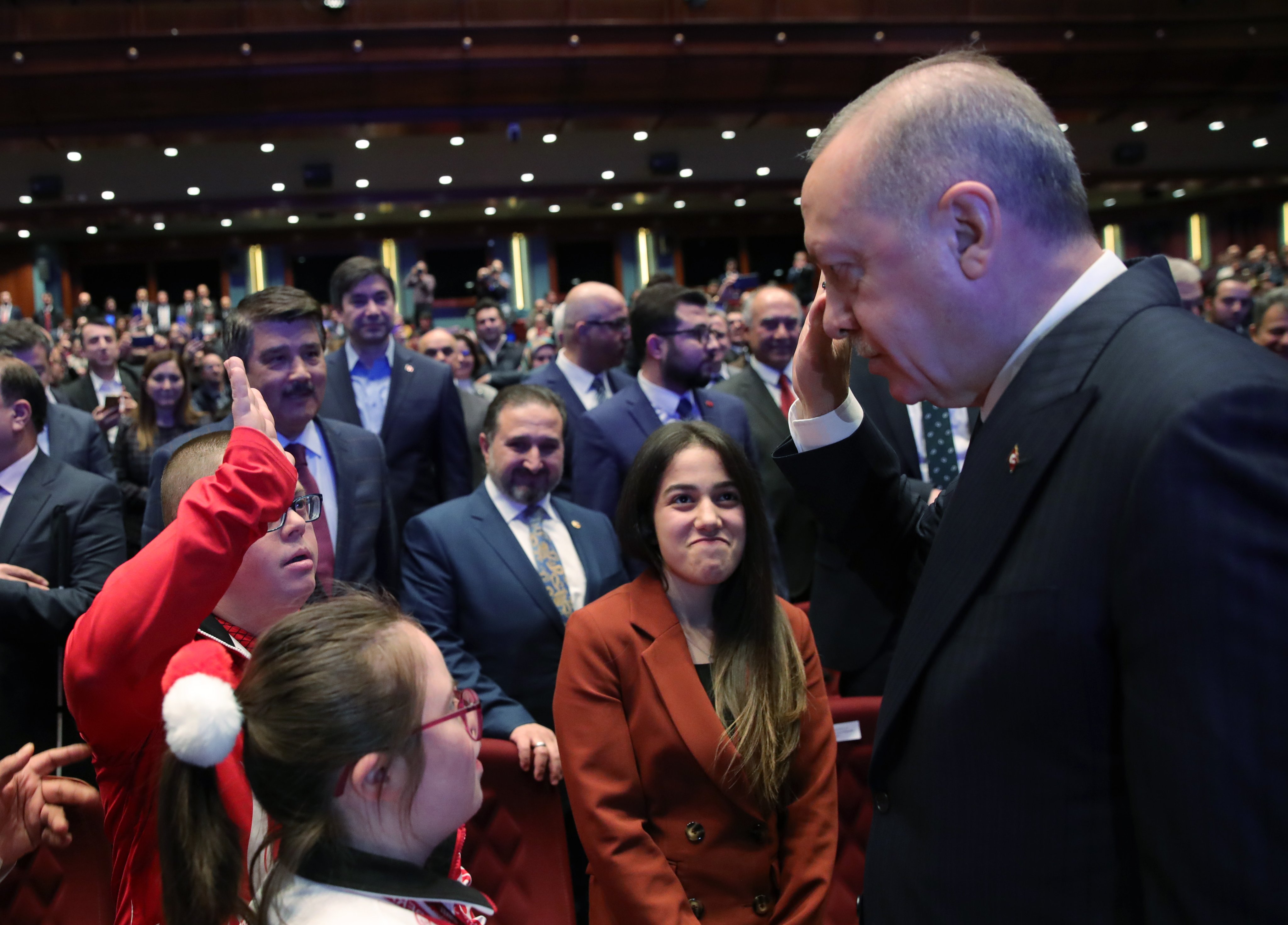 Erdoğan, kamuya engelli memur atama töreninde konuştu