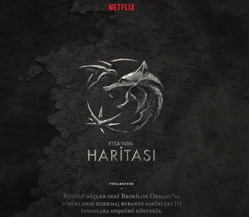 Netflix The Witcher etkileşimli harita, sevenlerine sunuldu!