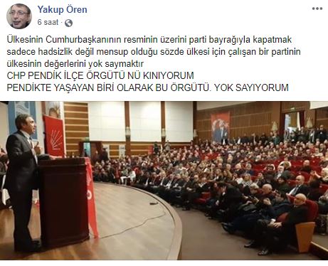 CHP Pendik ilçe kongresindeki skandal görüntü tepkiye yol açtı