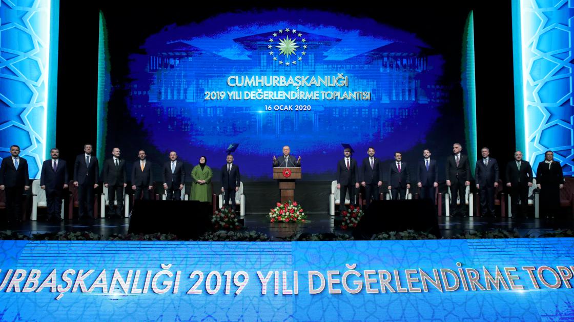 Erdoğan, 2019 Yılı Değerlendirme Toplantısında konuşuyor (CANLI)