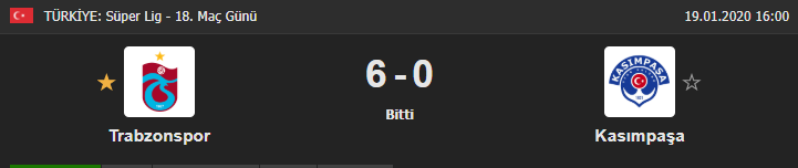 Trabzonspor - Kasımpaşa maç sonucu | Trabzonspor - Kasımpaşa maç özeti
