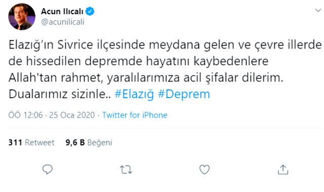 Sosyal medya kullanıcıları Acun Ilıcalı'ya yardım çağrısında bulundu