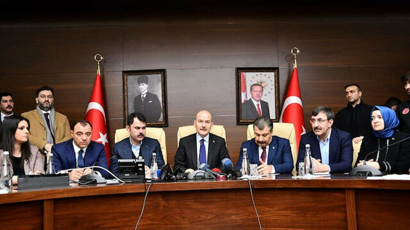 Bakan Soylu,Kurum ve Koca'dan Elazığ depremine ilişkin flaş açıklamalar
