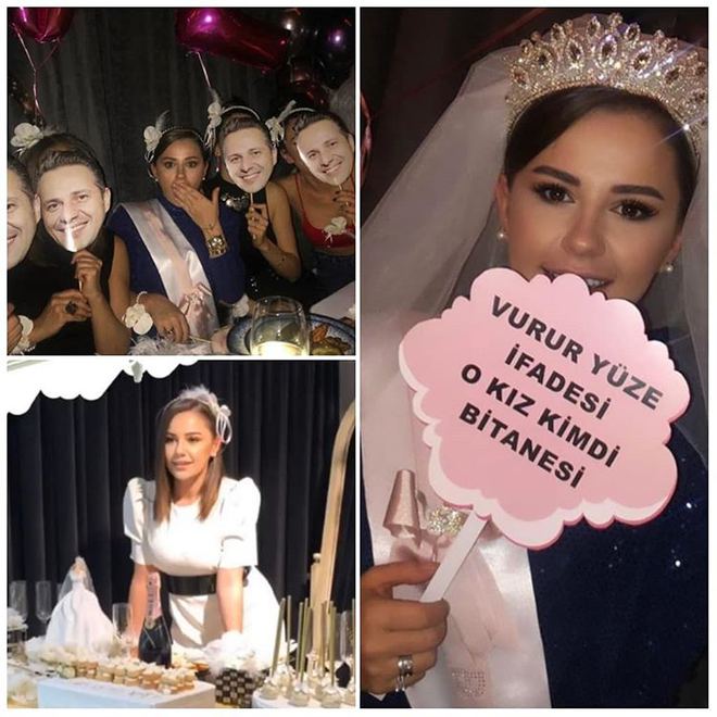 Merve Özbey kına gecesinde döktürdü
