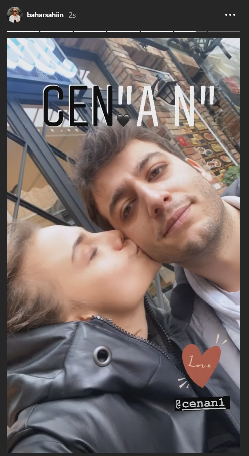 Zalim İstanbul'un asi kızı Bahar Şahin aşkını belgelendirdi