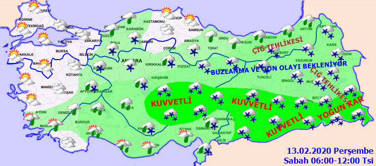 Meteoroloji uyarıları art arda sıraladı: Kar erimeleri, çığ, kuvvetli kar