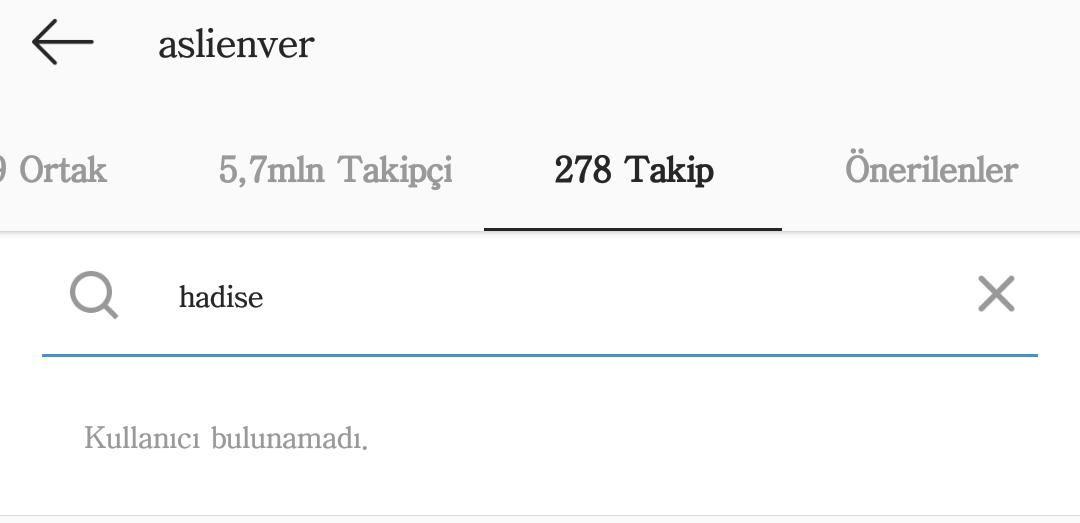 Aslı Enver'den Hadise'ye şok hareket