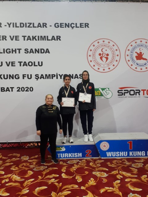 Türkiye Wushu Kungfu'da birincilik Hasan Ali Demirle Özel Kale Okulları'nda