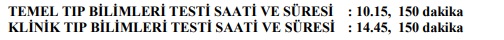 TUS-STS Tıp 2020 ne zaman ? TUS-STS Tıp sınav tarihleri ne zaman 2020? Saat kaçta?