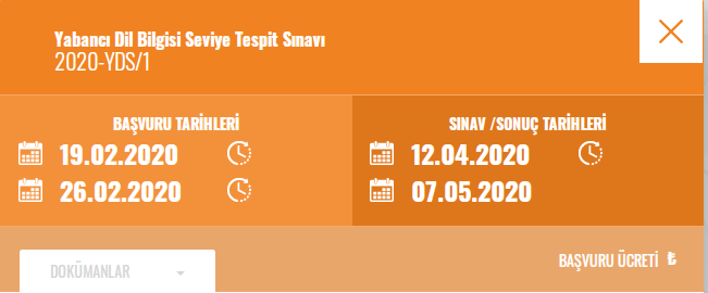 YDS başvuru ücreti 2020 ne kadar? YDS başvuru parası hangi bankaya yatırılacak?