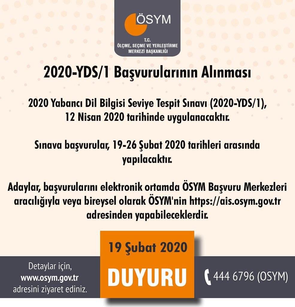 YDS başvuru ücreti 2020 ne kadar? YDS başvuru parası hangi bankaya yatırılacak?
