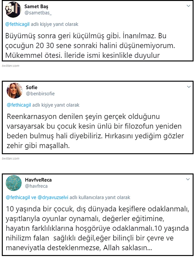 Okuduğu kitaplar ile kendine hayran bırakan Atakan viral oldu