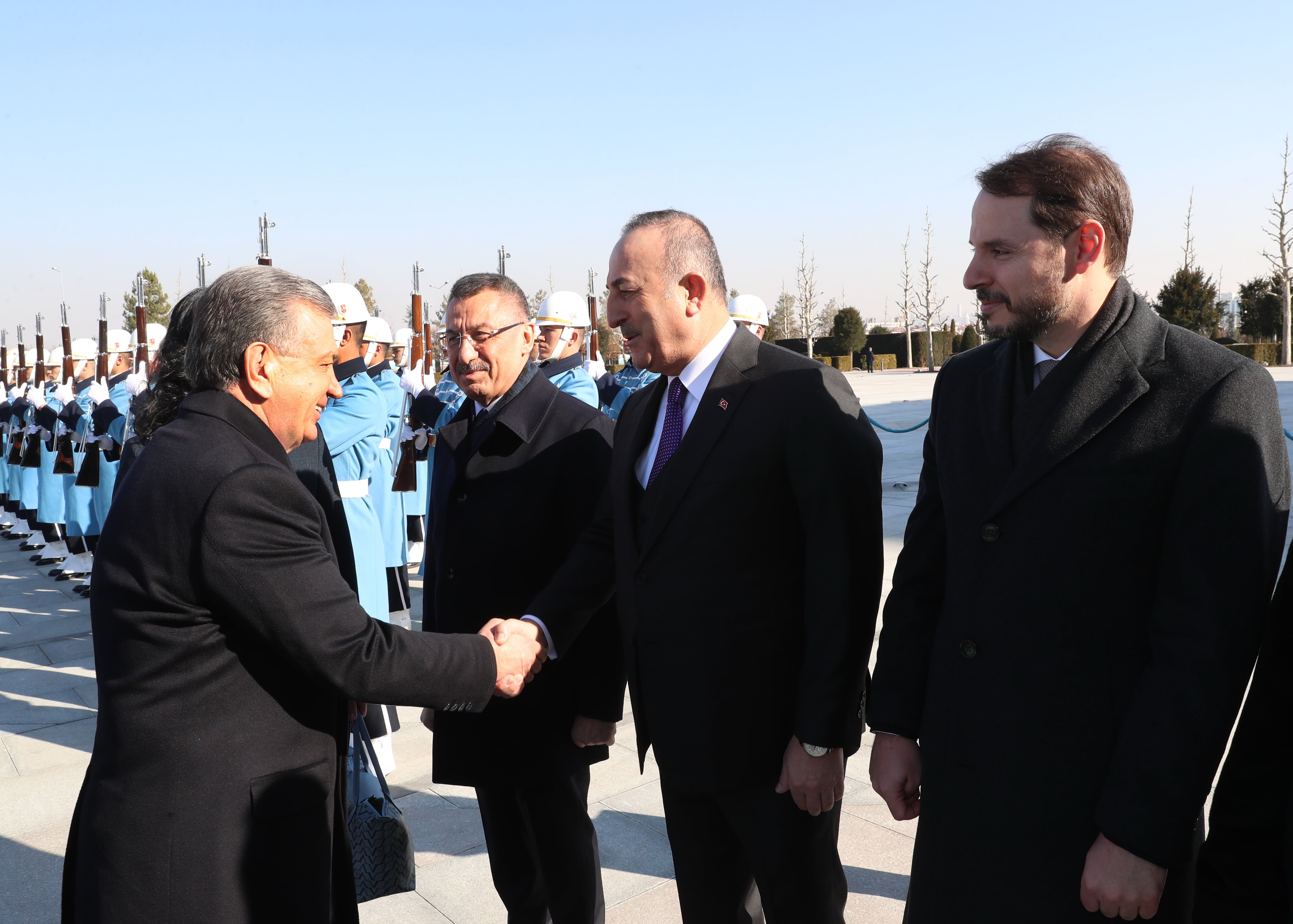 Özbekistan Cumhurbaşkanı Mirziyoyev Türkiye'de