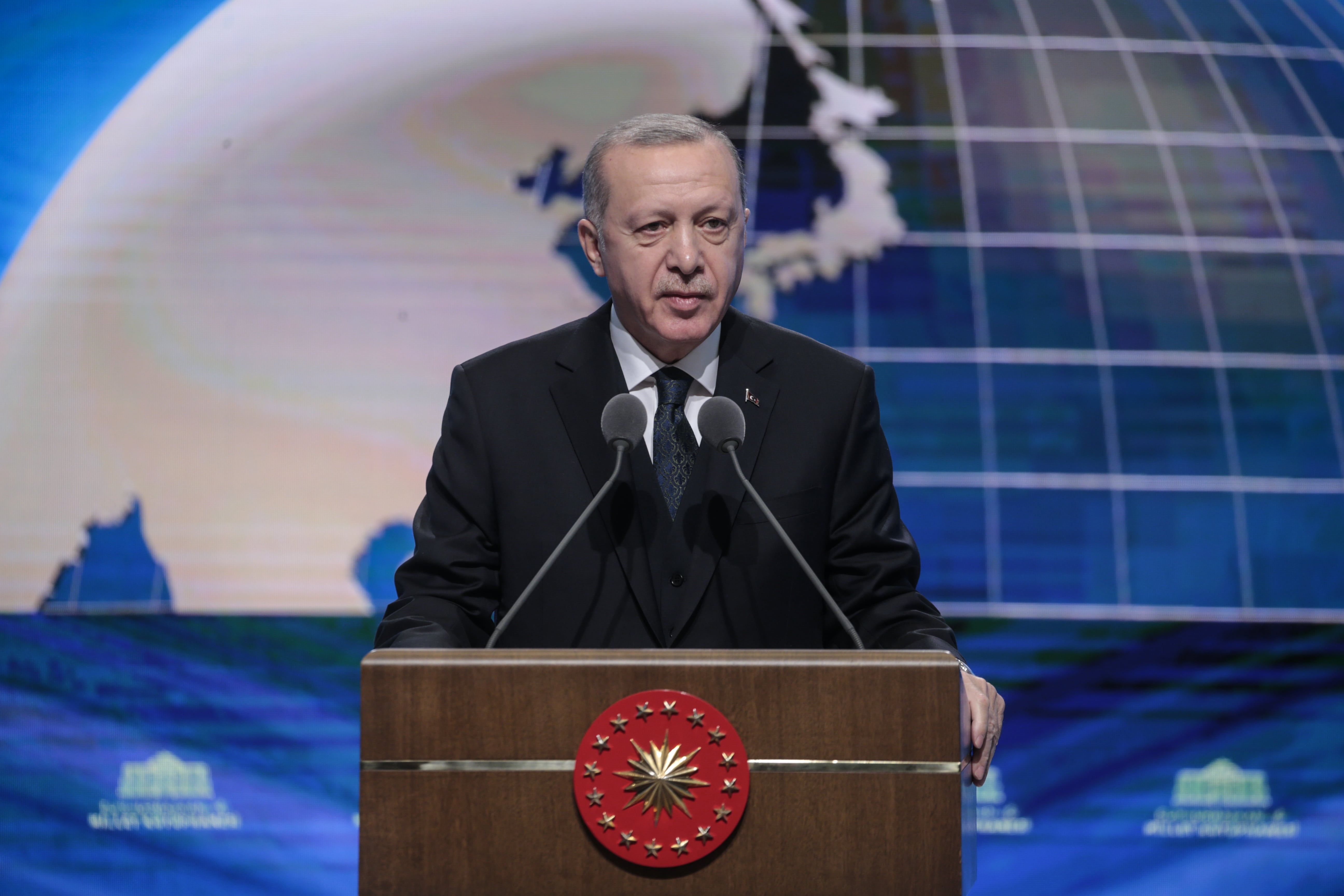 Cumhurbaşkanı Erdoğan, Millet Kütüphanesinin açılışında konuştu