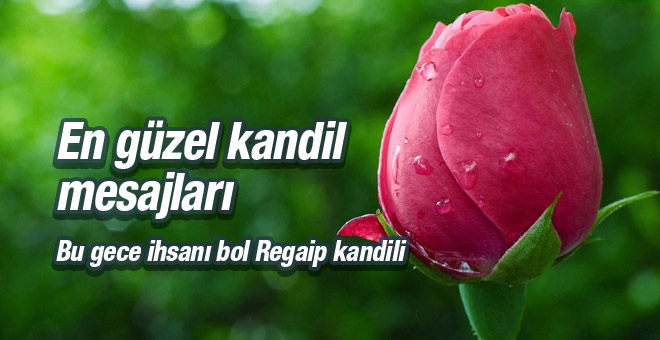 Resimli Regaib Kandili mesajları 2023 | Resimli, en güzel, anlamlı Regaip Kandili mesajları