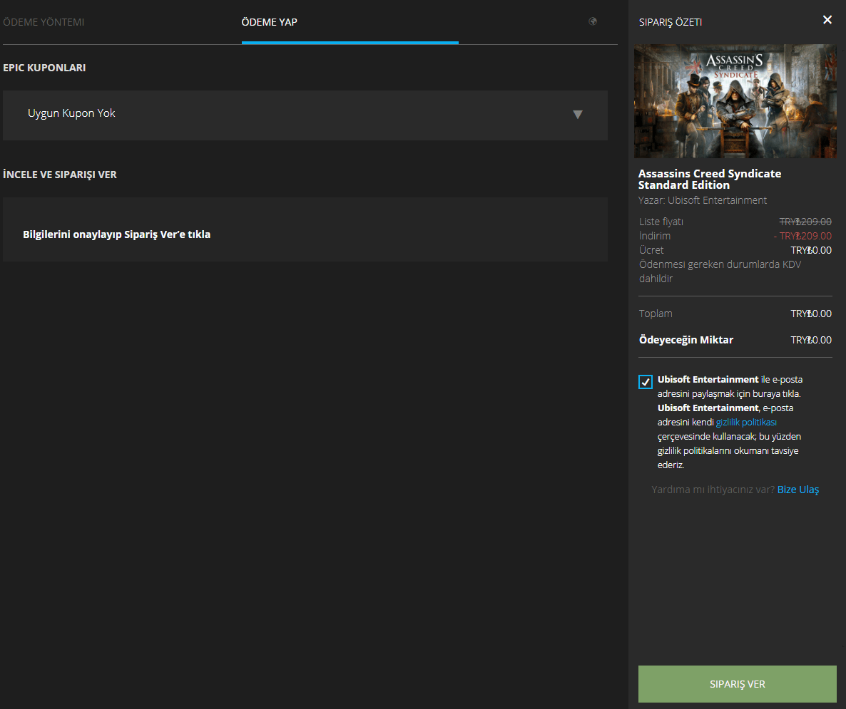 Epic Games'te patron çıldırdı: Assassin’s Creed Syndicate kalıcı olarak ücretsiz!