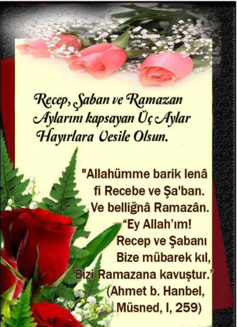 Üç aylar mesajları resimli yeni 2021