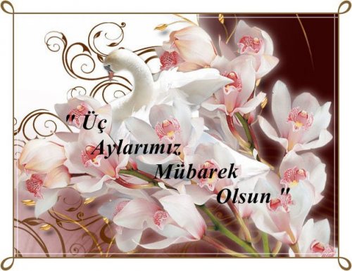 Üç aylar mesajları resimli yeni 2021