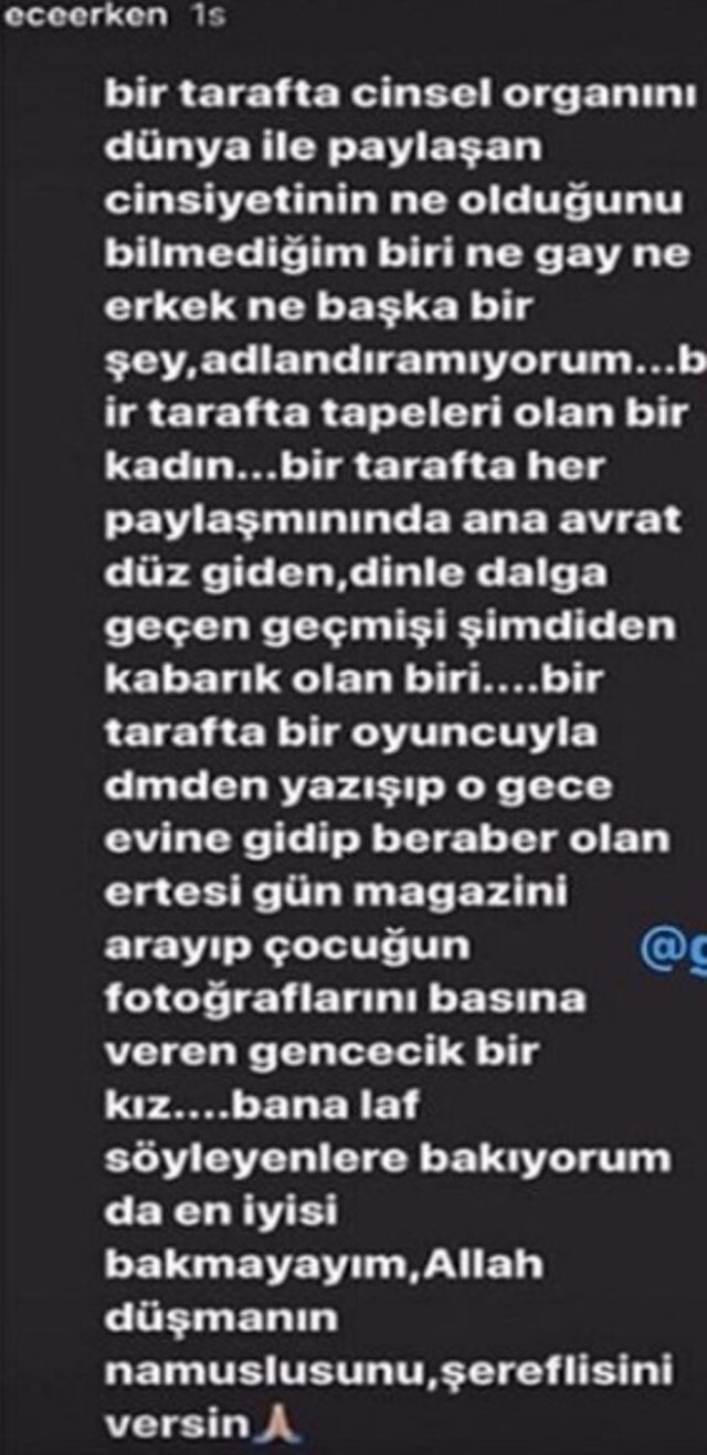 Ece Erken kendisine gelen yorumlara ateş püskürdü