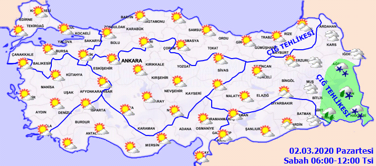 Bugün hava nasıl olacak? İşte 2 Mart Pazartesi hava durumu