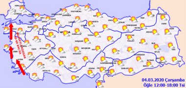 Bugün hava nasıl olacak? İşte 4 Mart Çarşamba hava durumu