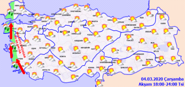 Bugün hava nasıl olacak? İşte 4 Mart Çarşamba hava durumu